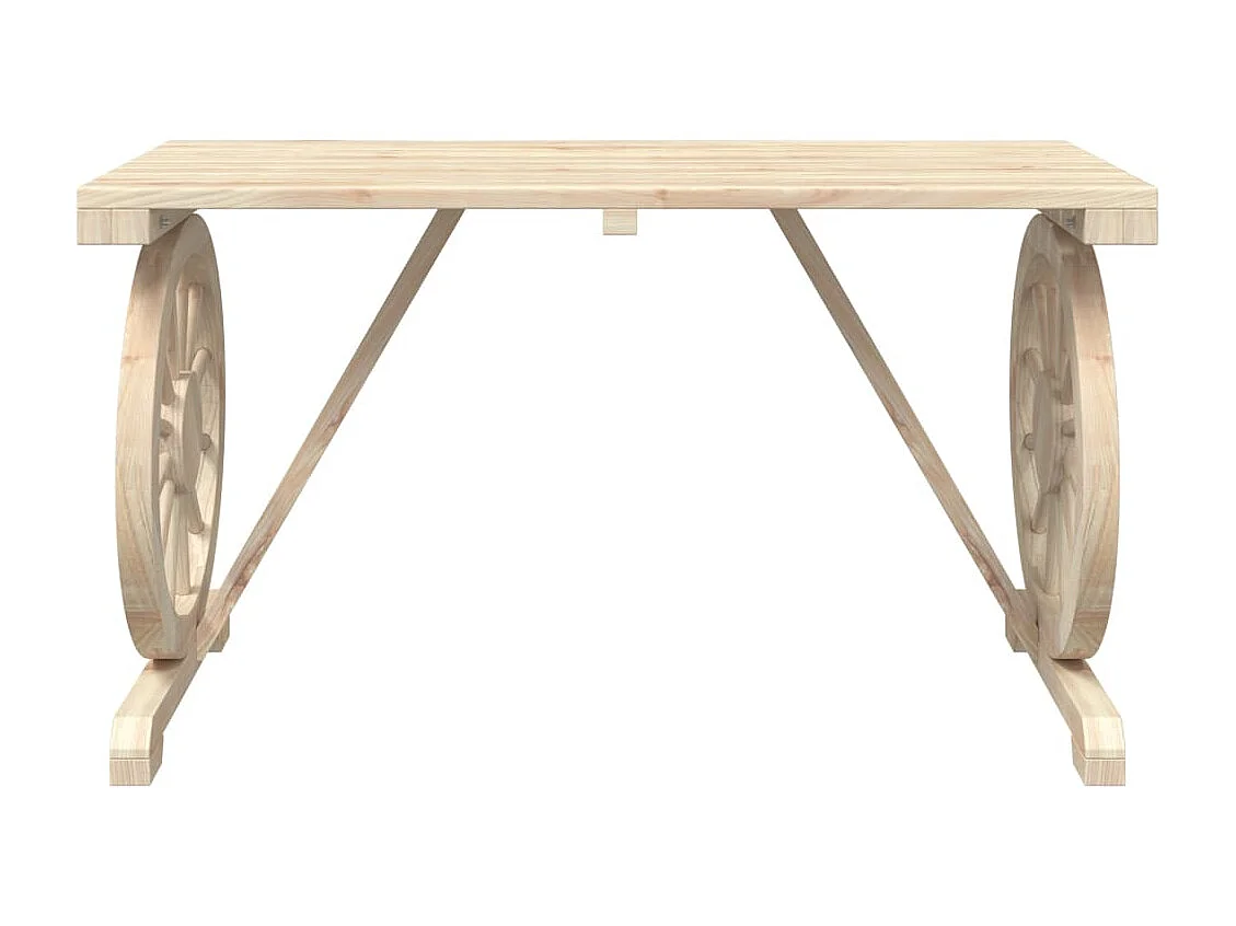 Ensemble à manger de jardin 5 pcs bois de sapin massif