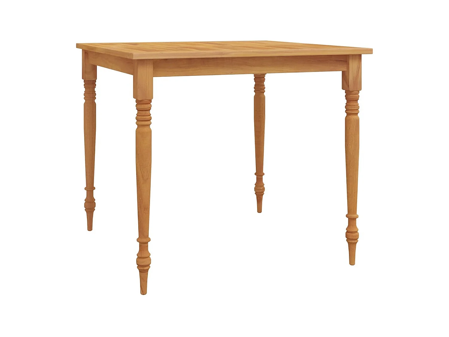 Ensemble à manger de jardin 5 pcs Bois de teck massif