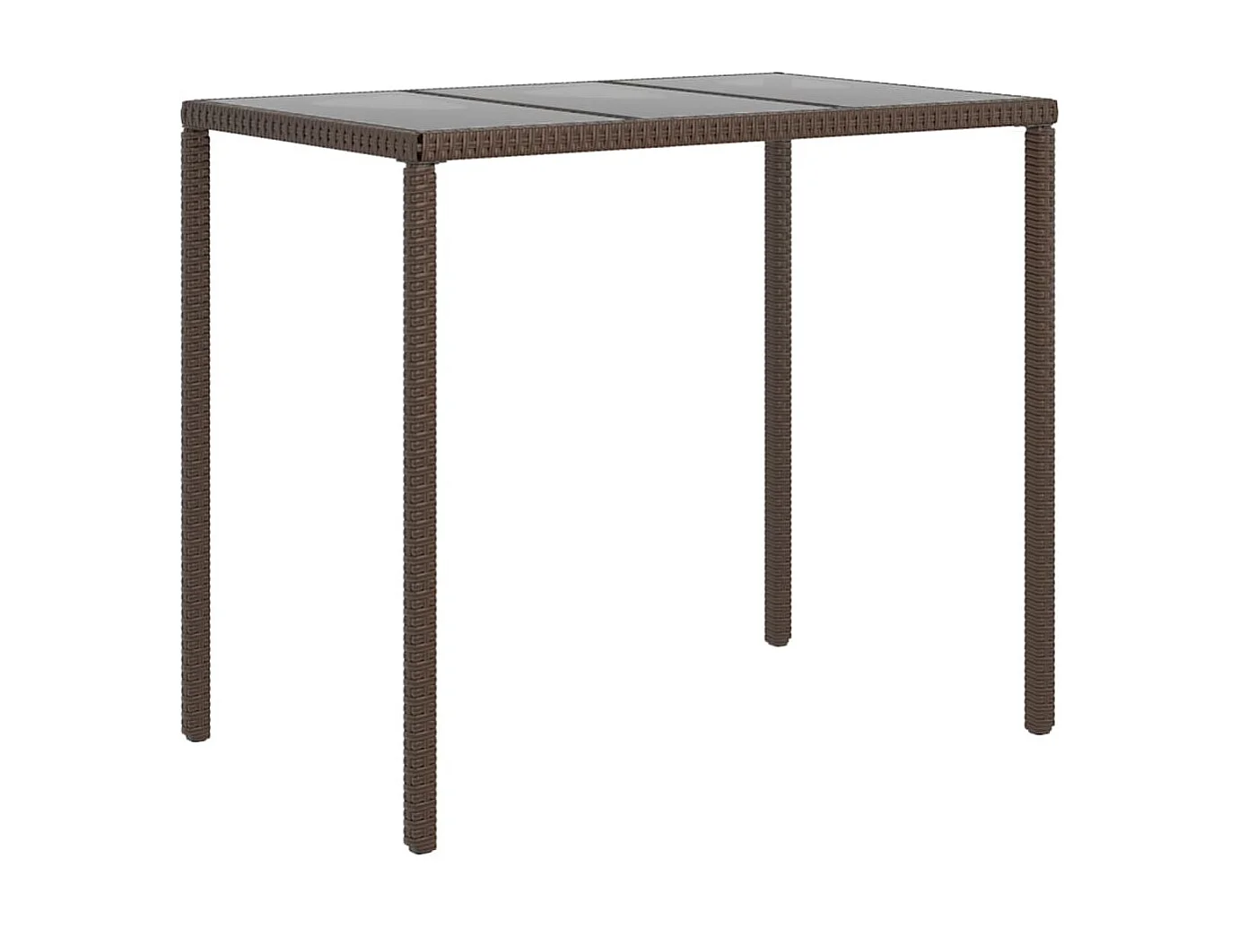 Salon de jardin 6 pcs avec coussins Marron Résine tressée