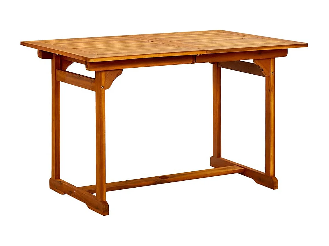 Ensemble de salle à manger de jardin 7 pcs Bois d'acacia massif 4