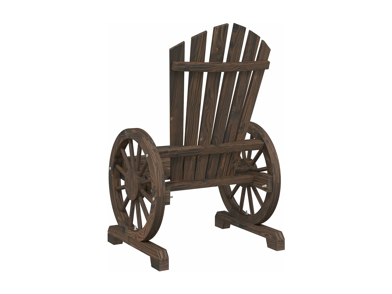 Salon de jardin 3 pcs bois de sapin massif