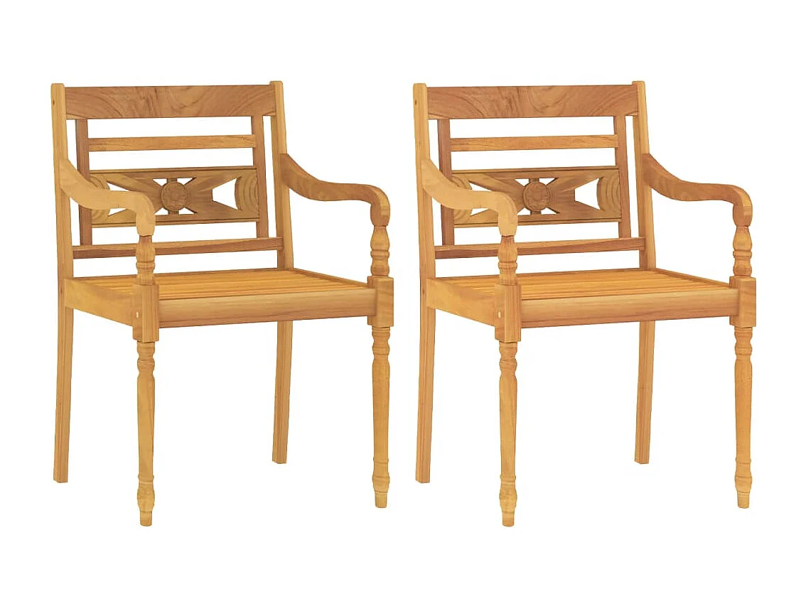 Ensemble à manger de jardin 3 pcs Bois de teck massif