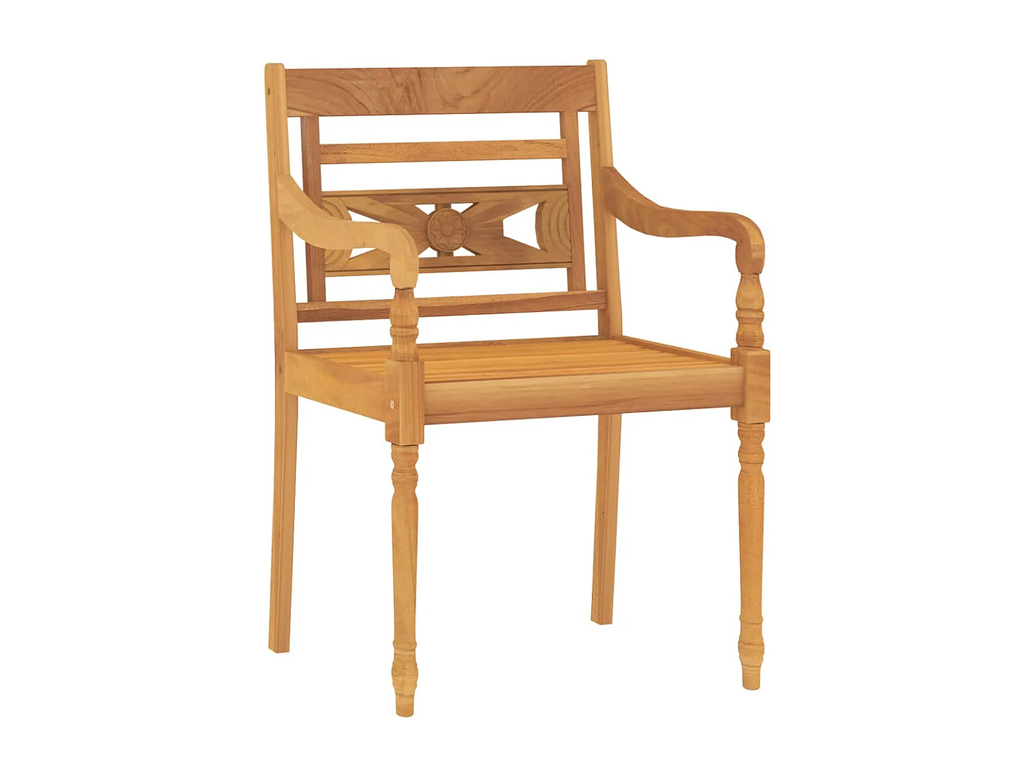 Ensemble à manger de jardin 3 pcs Bois de teck massif