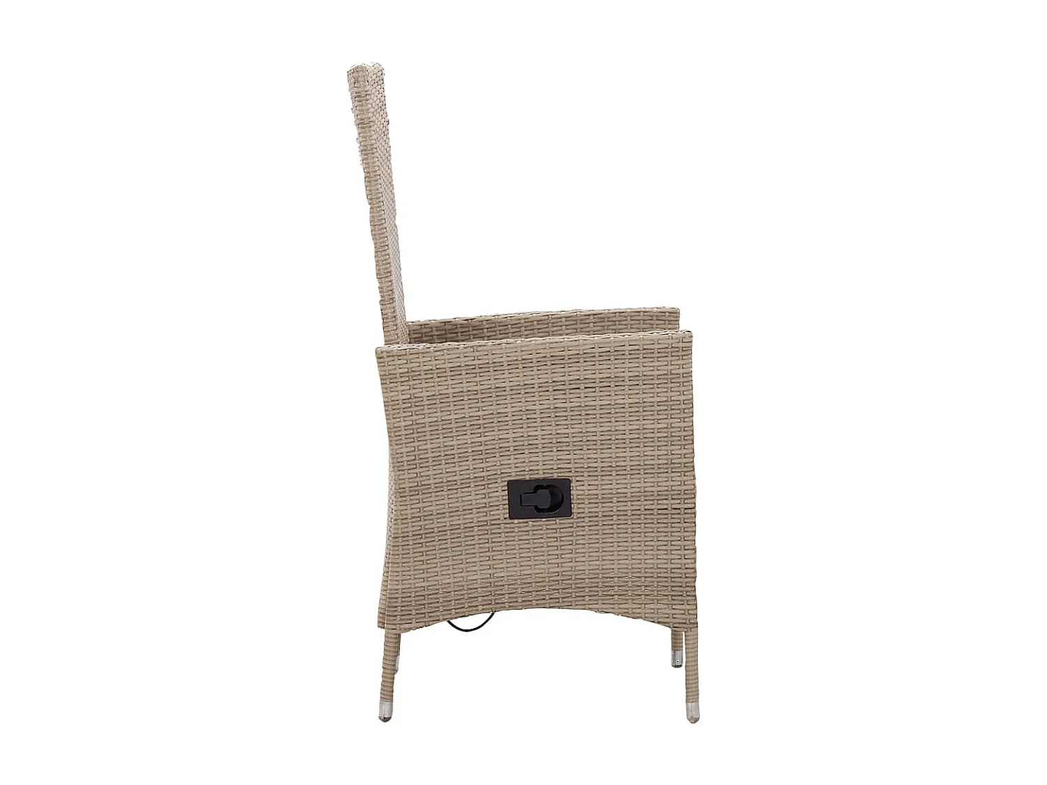 Ensemble de salle à manger de jardin 7 pcs Résine tressée Beige 3
