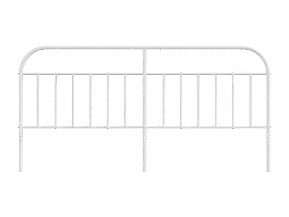 Tête de lit métal blanc 193cm