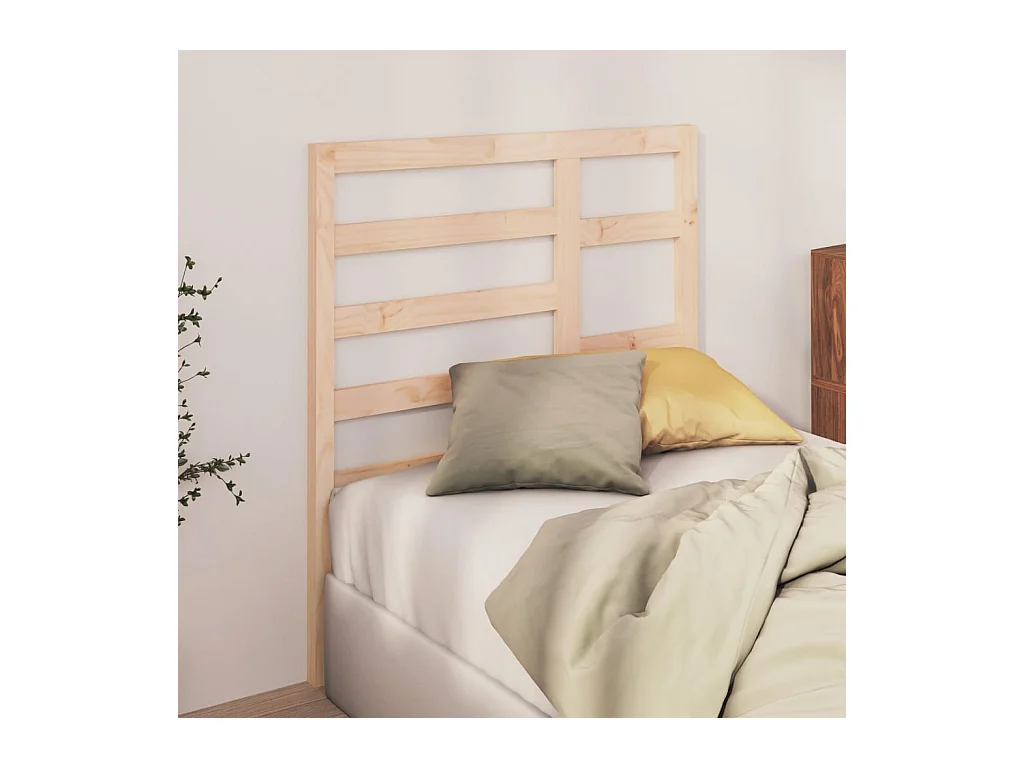 Tête de lit 106x4x104 bois massif de pin