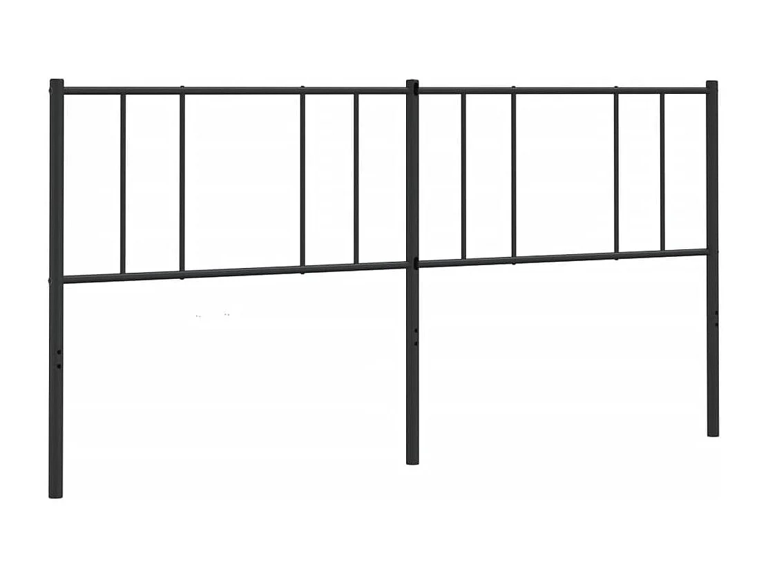 Tête de lit métal noir 180cm