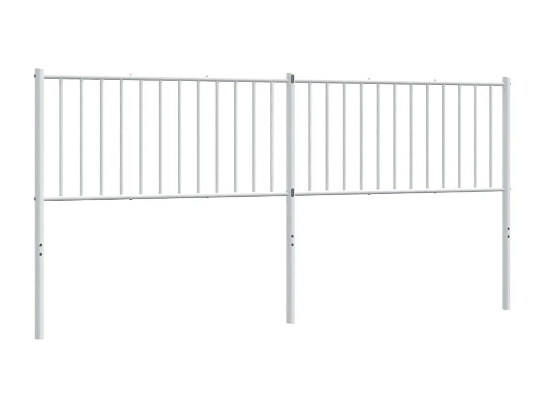 Tête de lit métal blanc 193cm