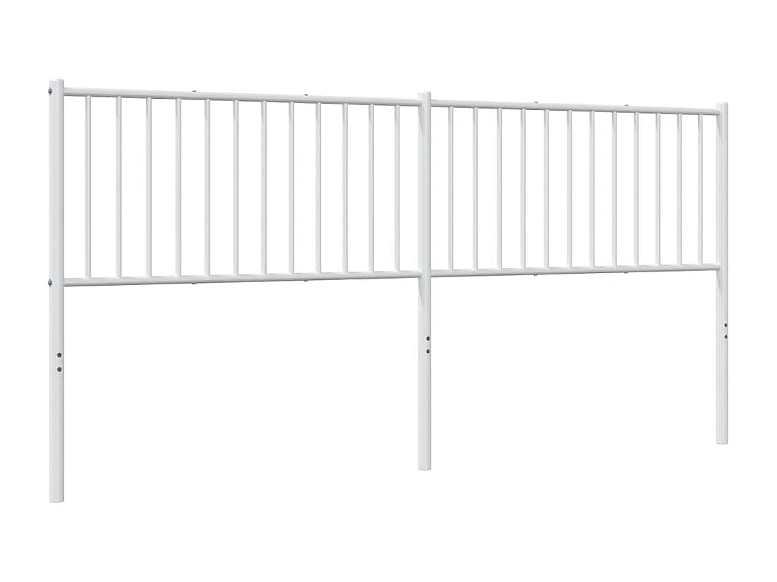 Tête de lit métal blanc 193cm