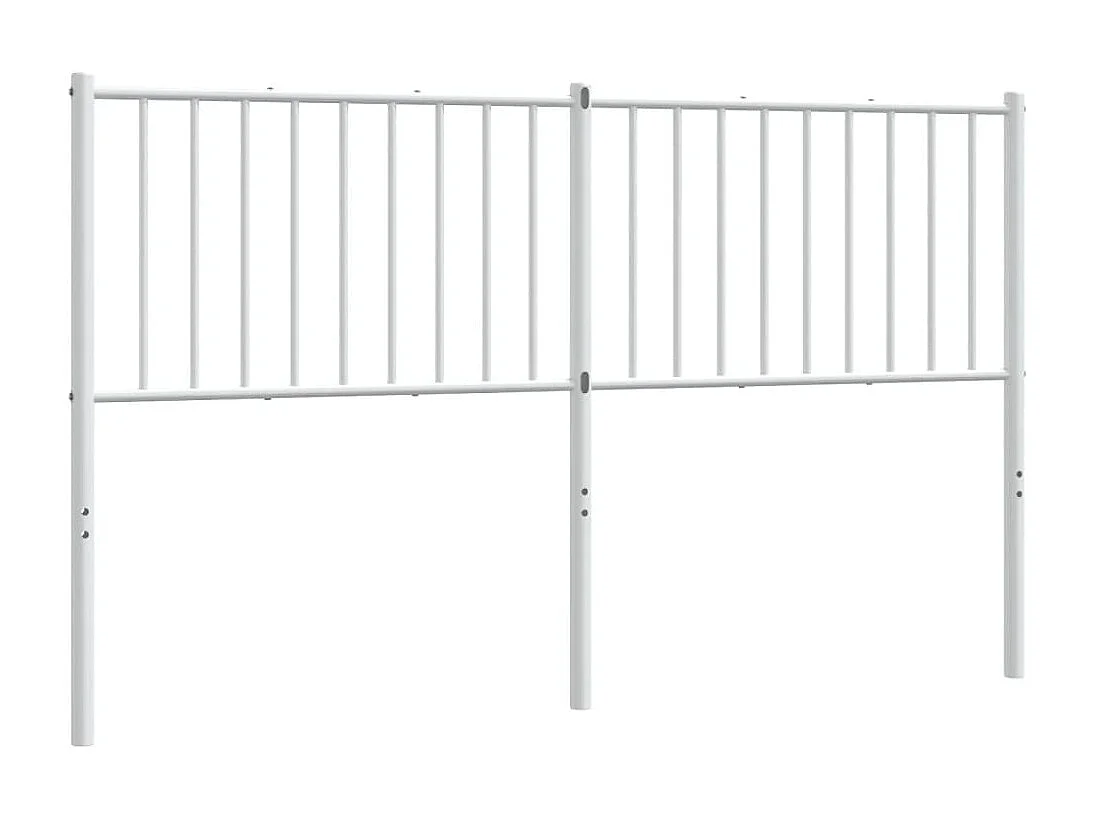 Tête de lit métal blanc 150cm