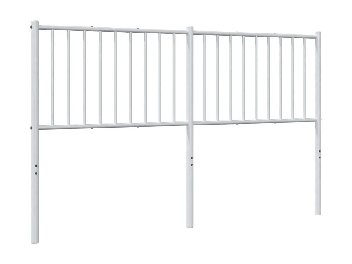 Tête de lit métal blanc 150cm