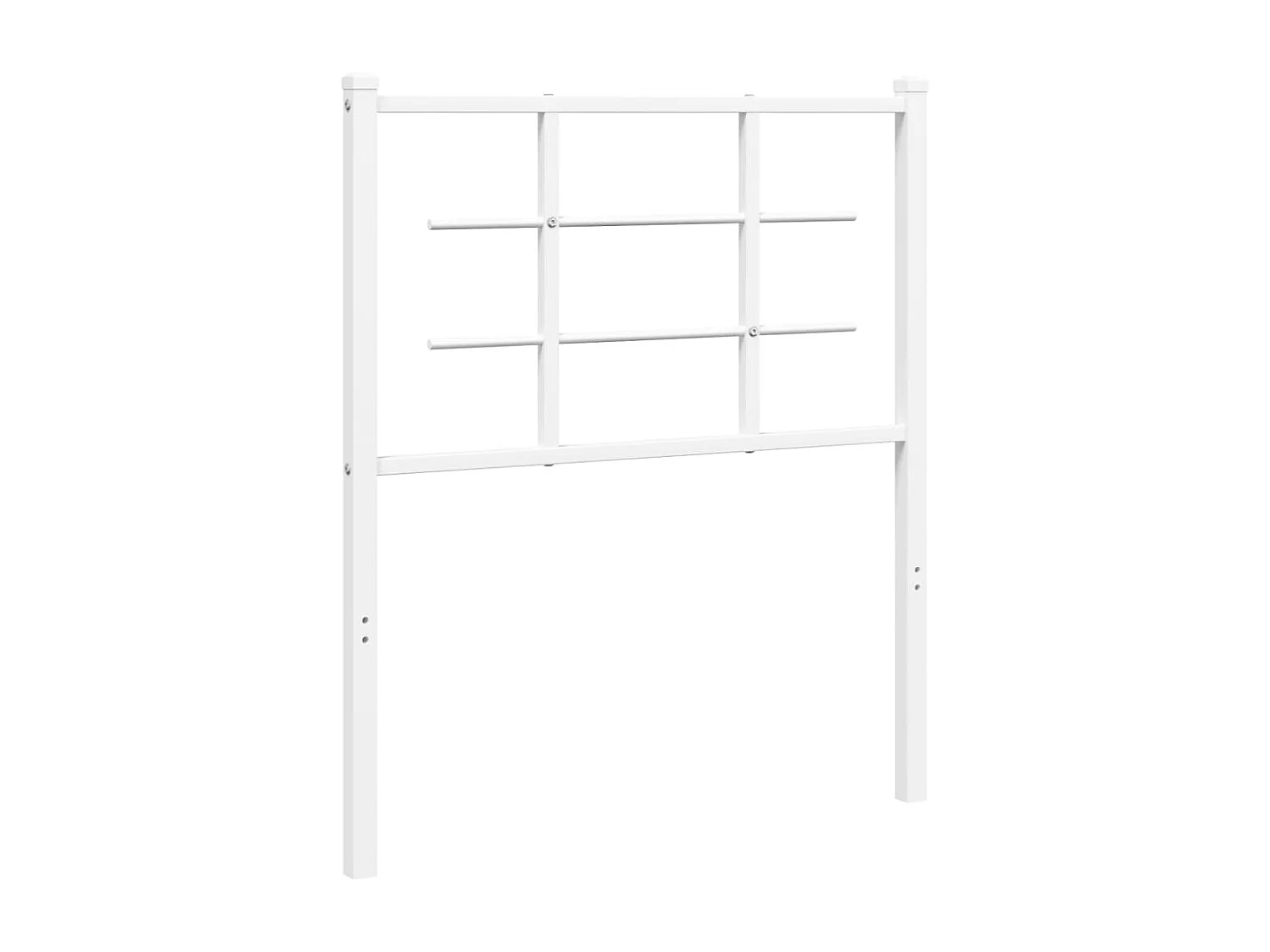 Tête de lit métal blanc 75cm
