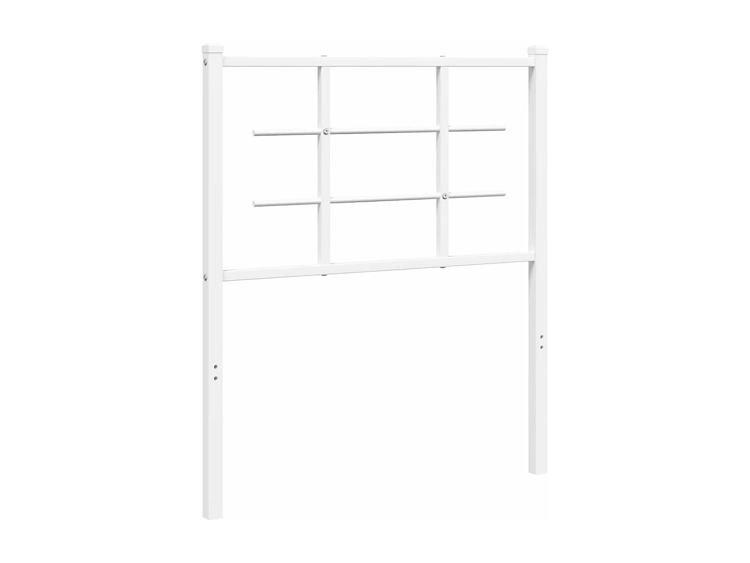 Tête de lit métal blanc 75cm