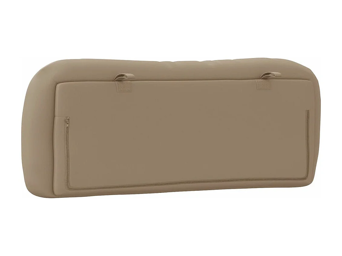 Coussin de tête de lit cappuccino 100cm similicuir