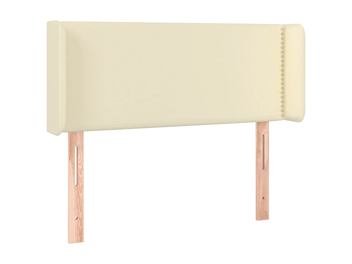 Tête de lit à LED Crème 93x16x78-88 Similicuir