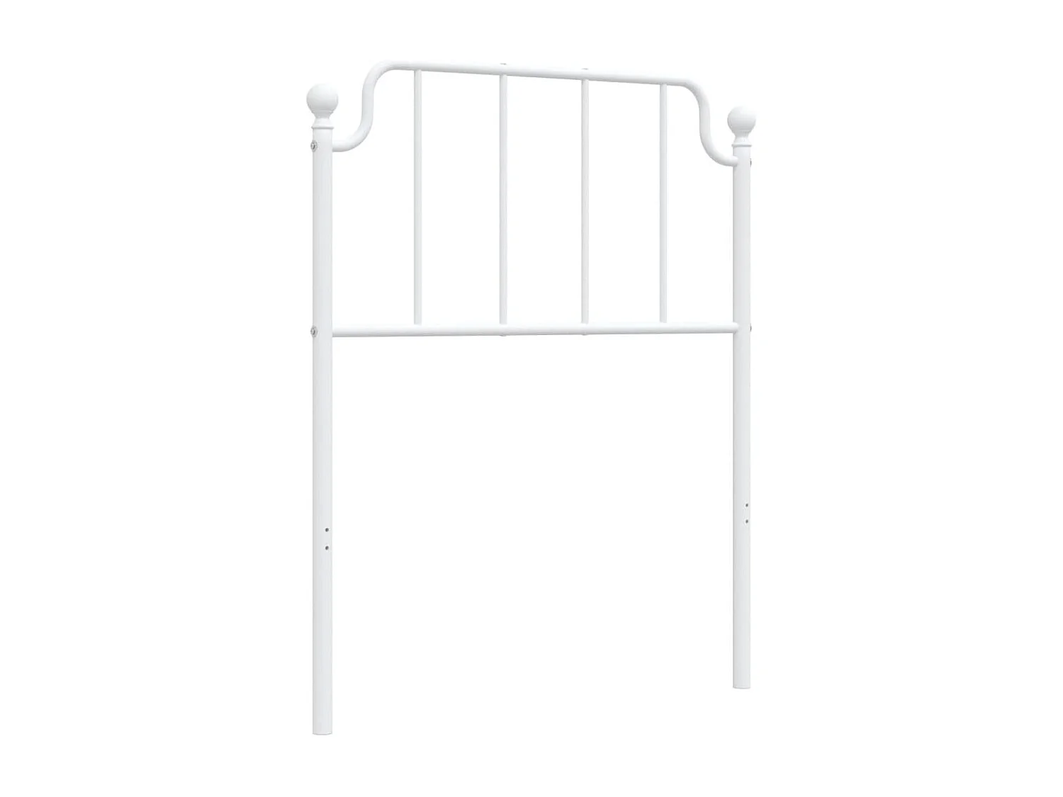 Tête de lit métal blanc 75cm