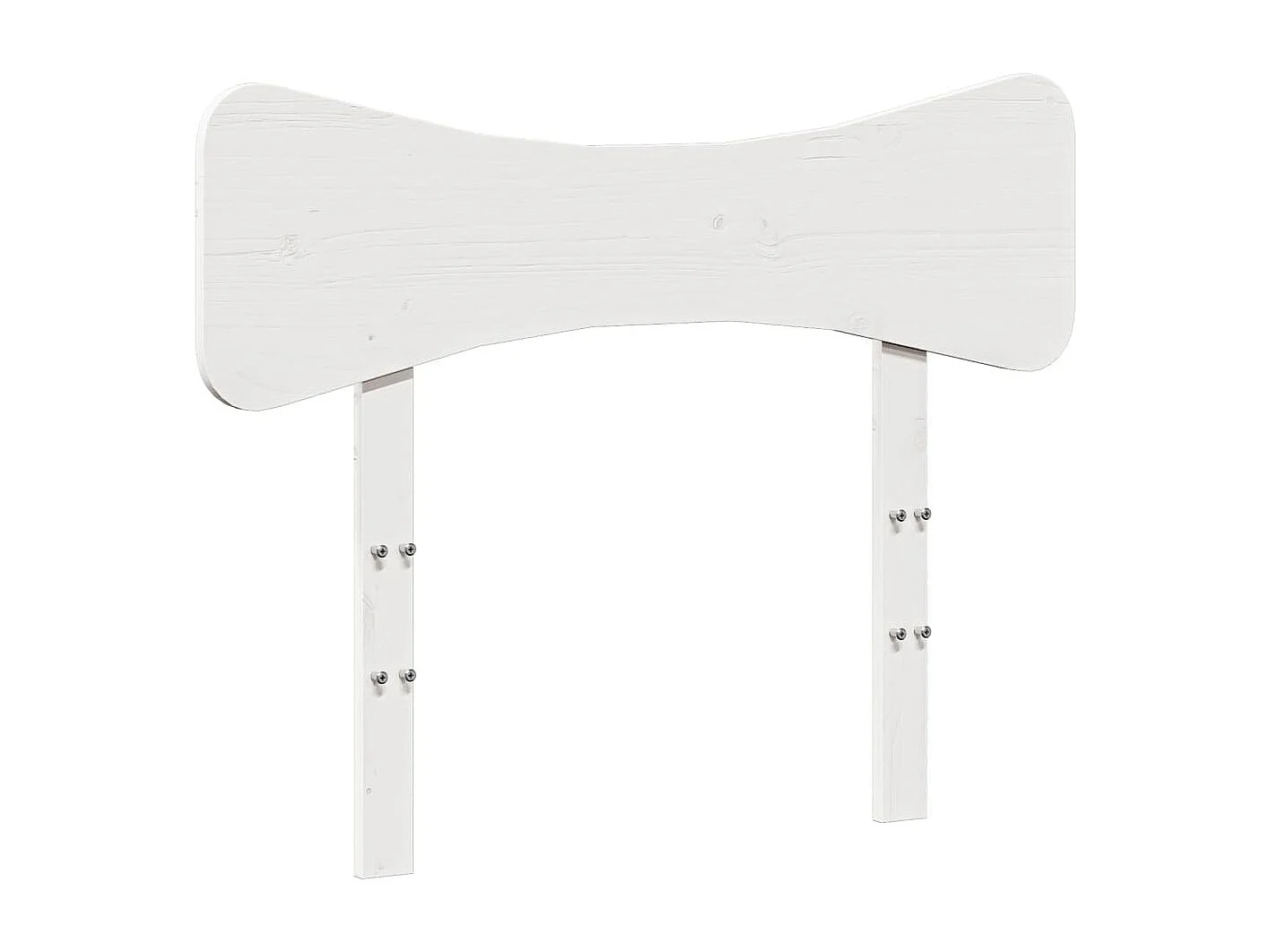 Tête de lit blanc 90cm bois massif de pin