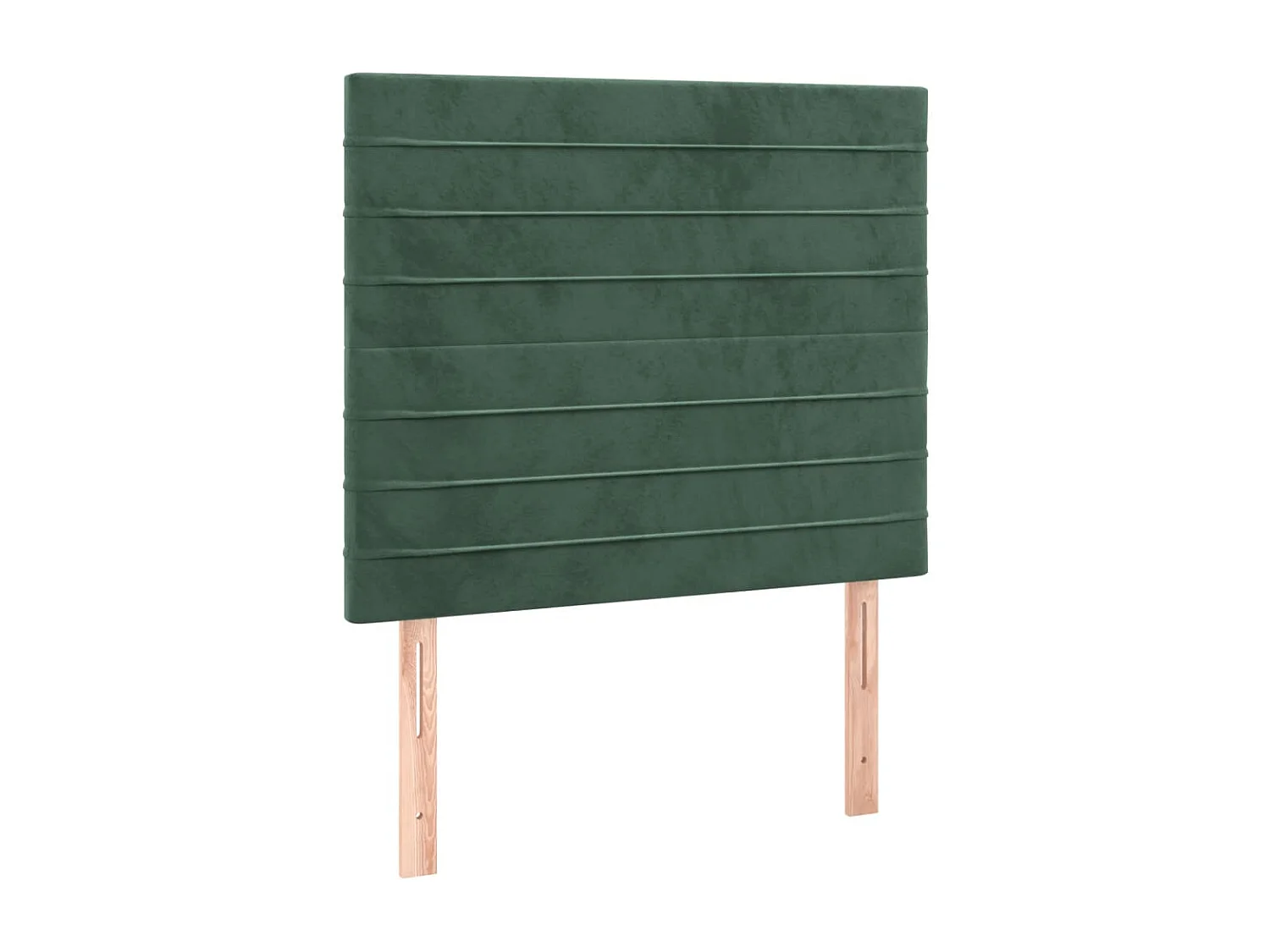Têtes de lit 2 pcs Vert foncé 90x5x78-88 Velours