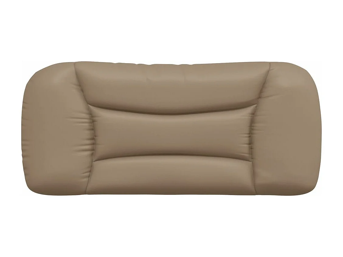 Coussin de tête de lit cappuccino 90cm similicuir