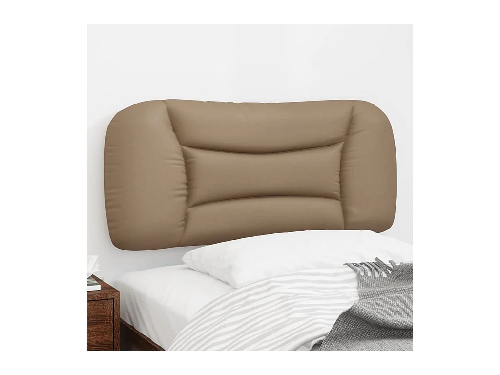Coussin de tête de lit cappuccino 90cm similicuir