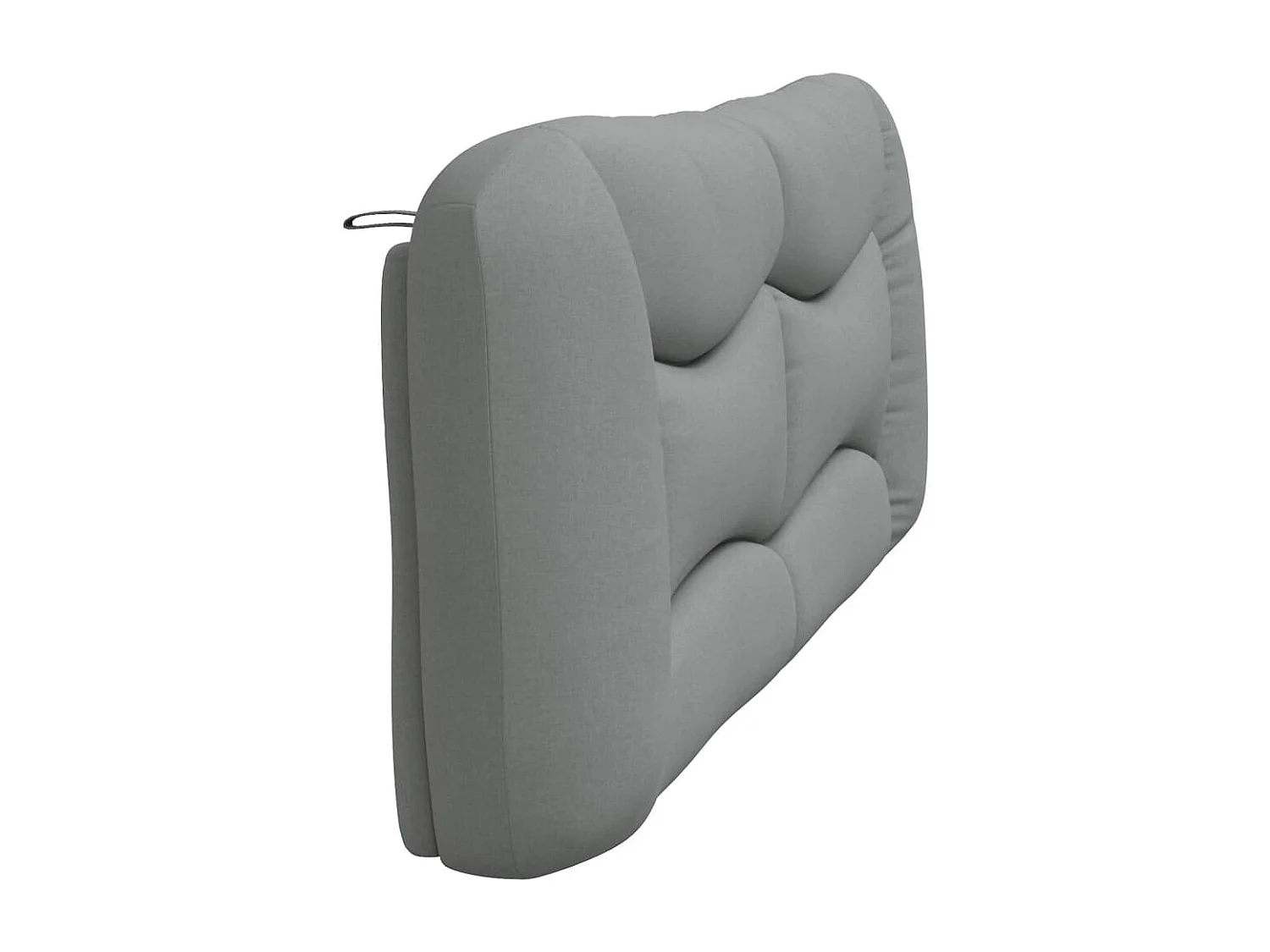 Coussin de tête de lit gris clair 200cm tissu