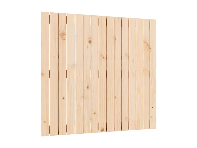 Tête de lit murale 95,5x3x90 Bois massif de pin