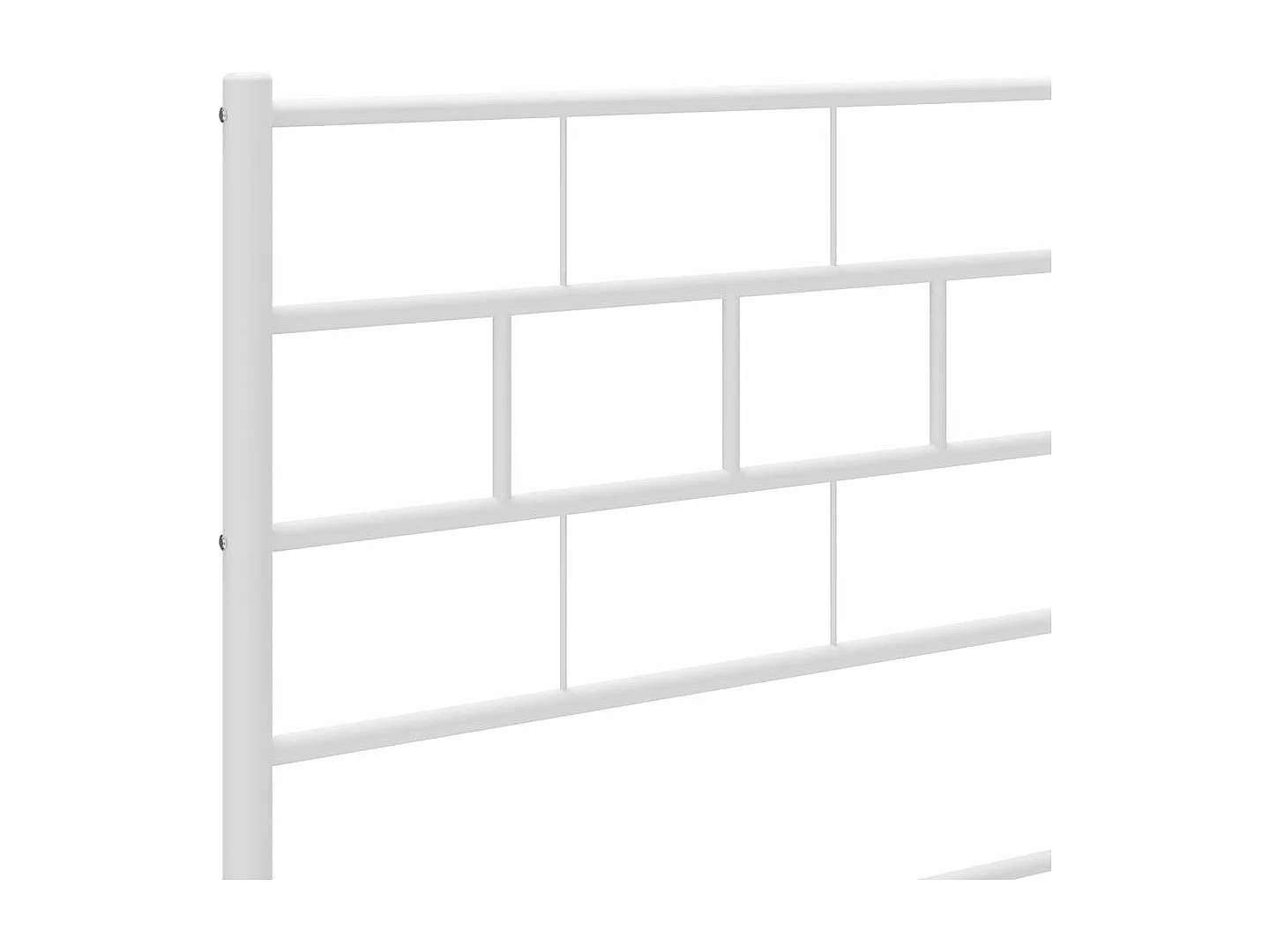 Tête de lit métal blanc 180cm