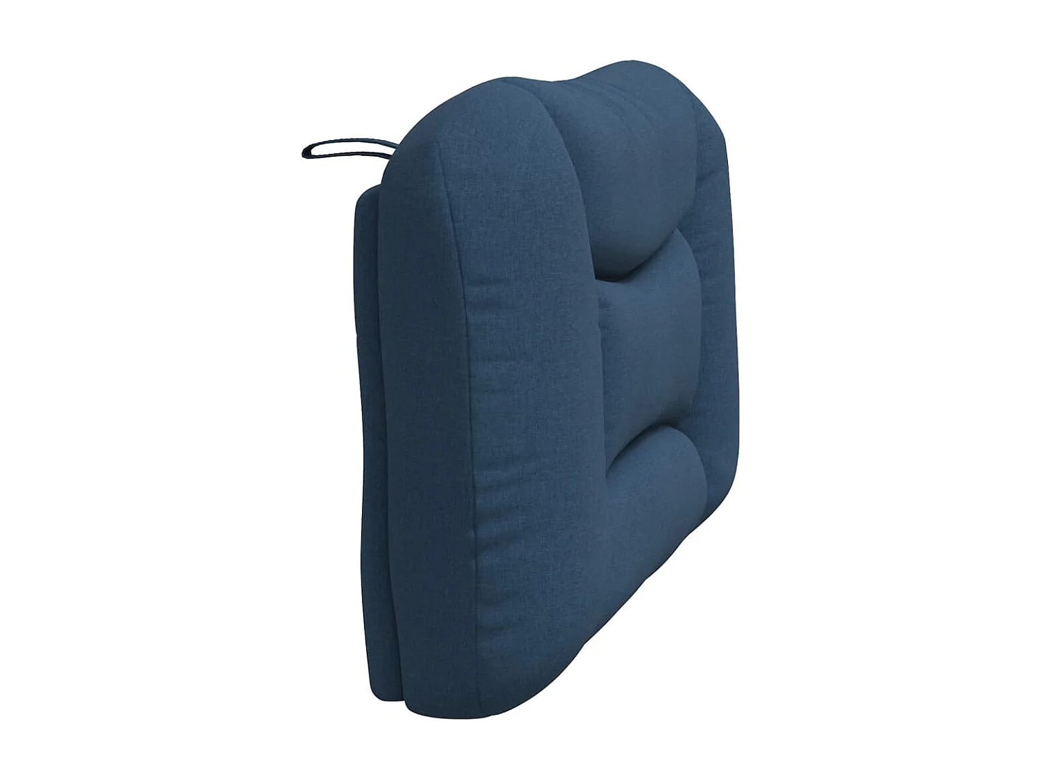 Coussin de tête de lit bleu 100cm tissu