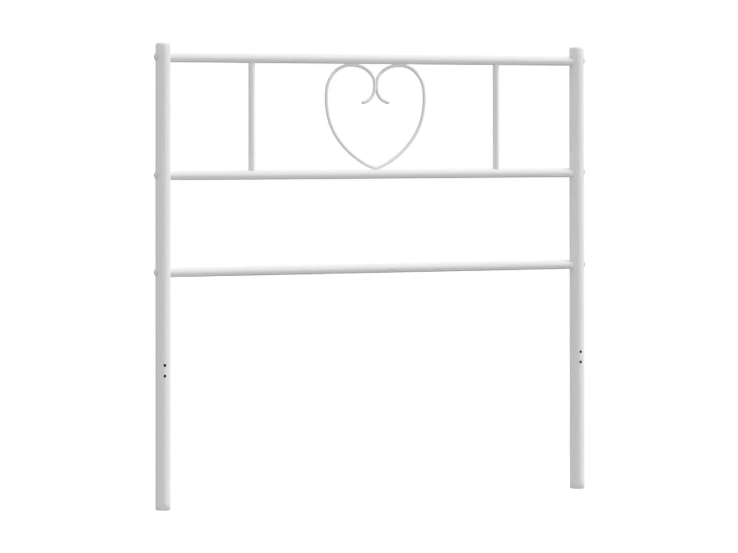 Tête de lit métal blanc 100cm