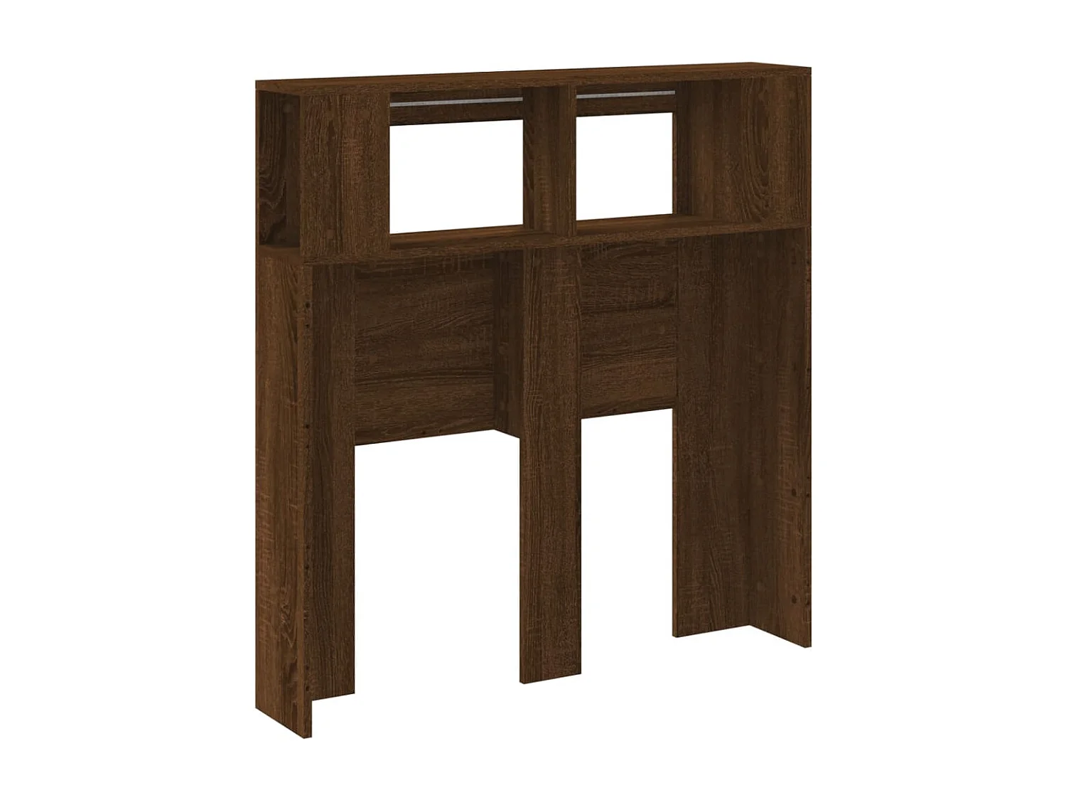 Tête de lit à LED chêne marron 100x18,5x103,5 bois ingénierie