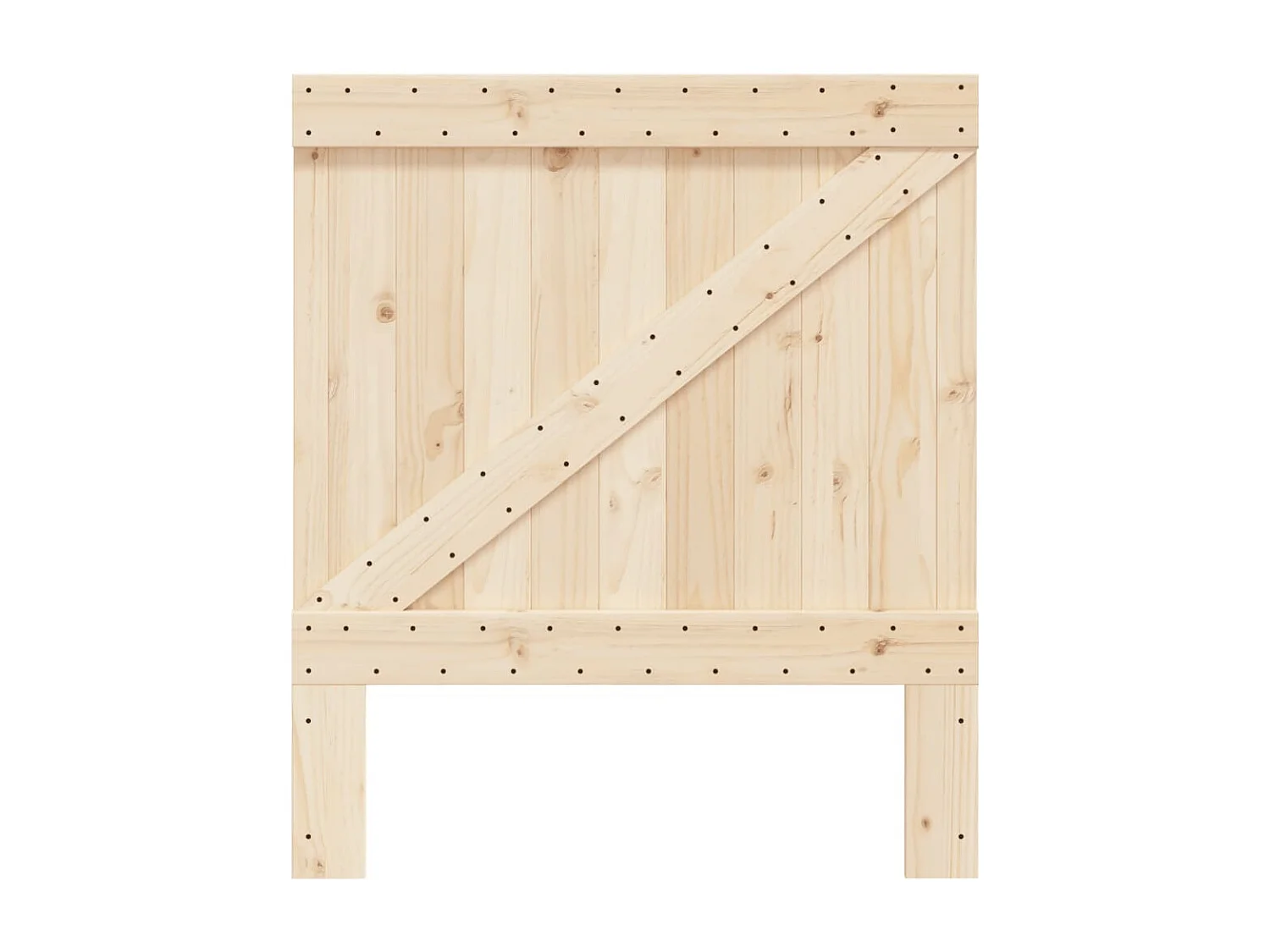 Tête de lit 90x104 bois massif de pin