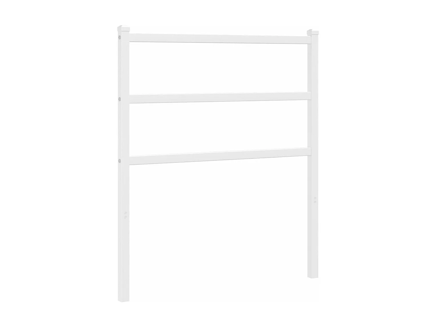 Tête de lit métal blanc 75cm