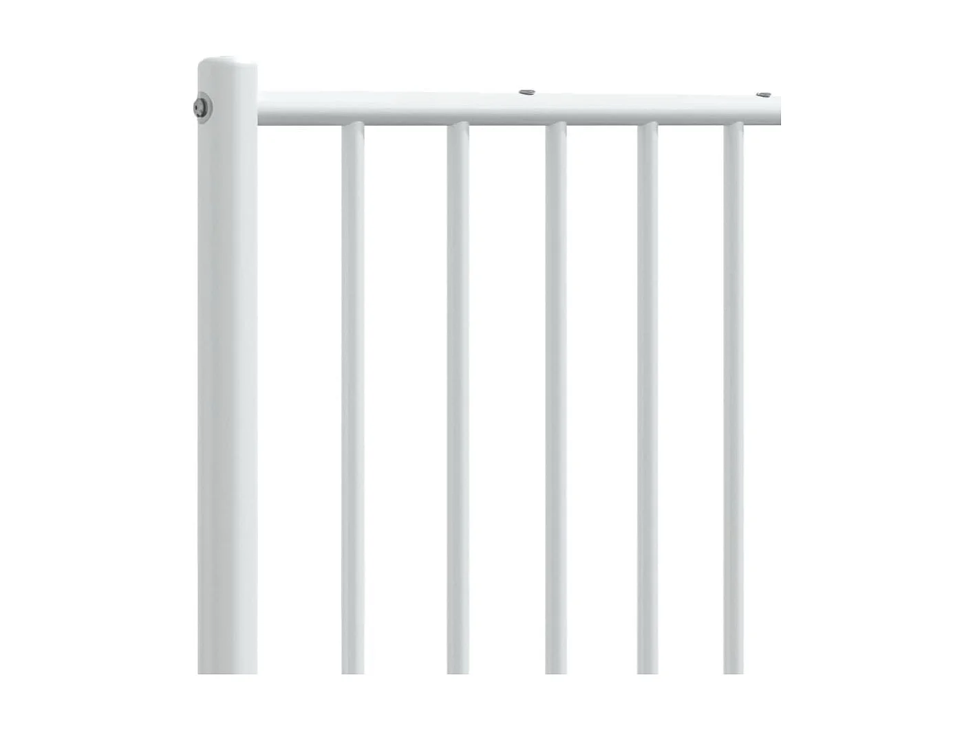 Tête de lit métal blanc 160cm