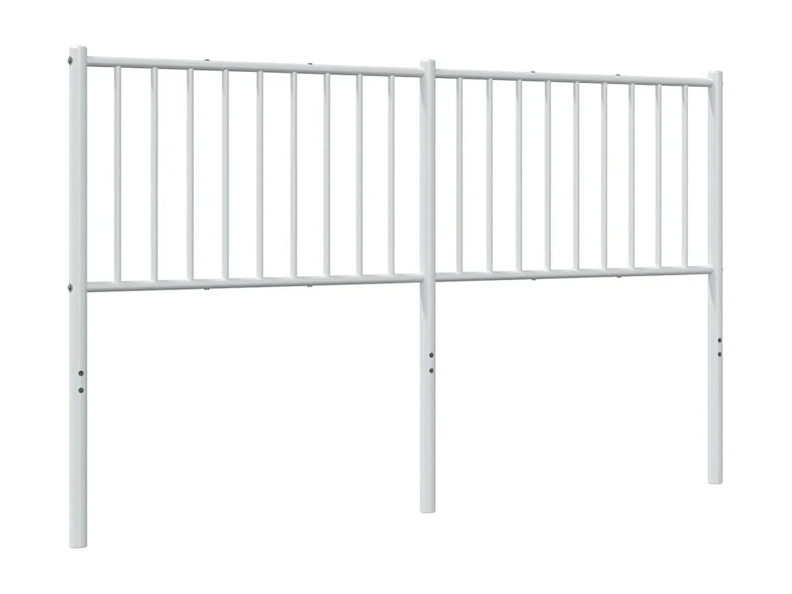 Tête de lit métal blanc 160cm