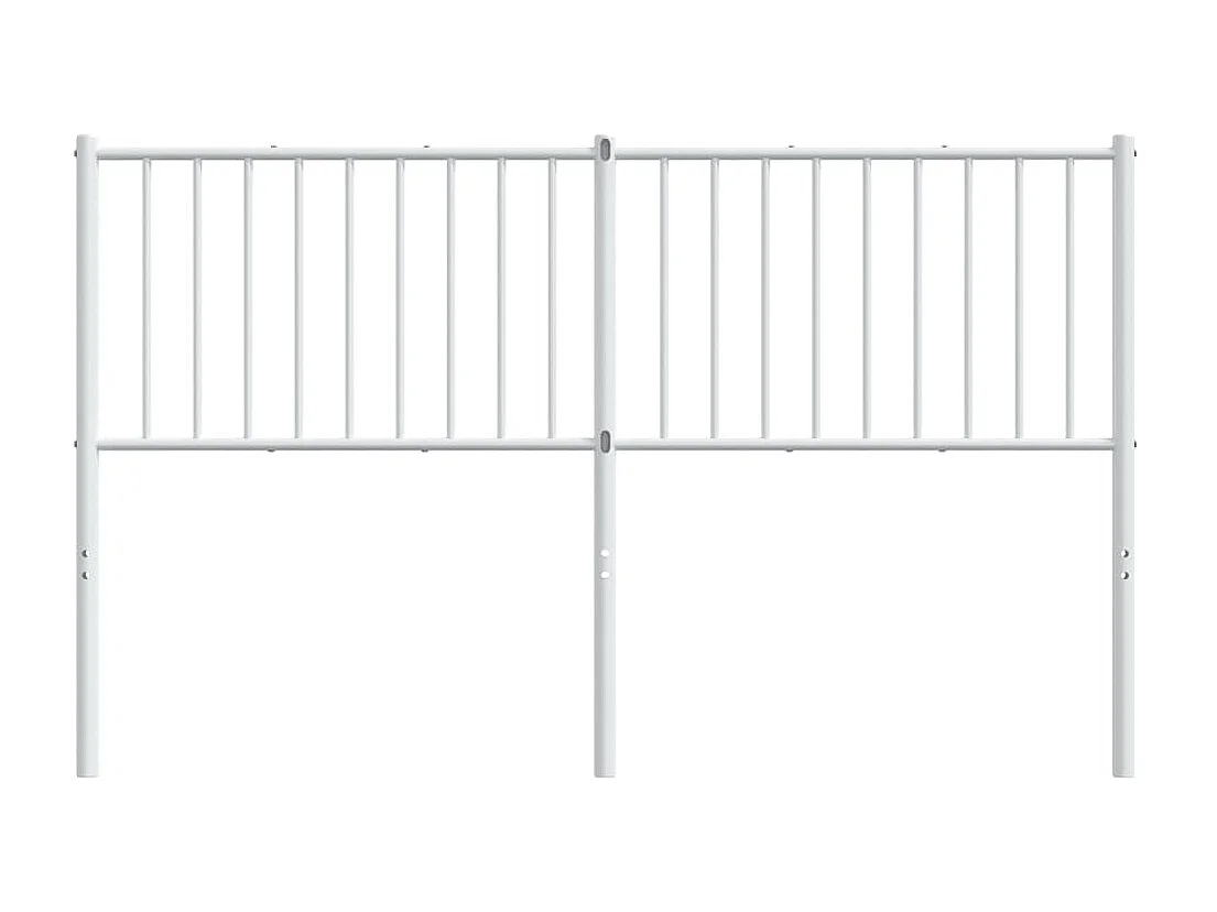 Tête de lit métal blanc 160cm