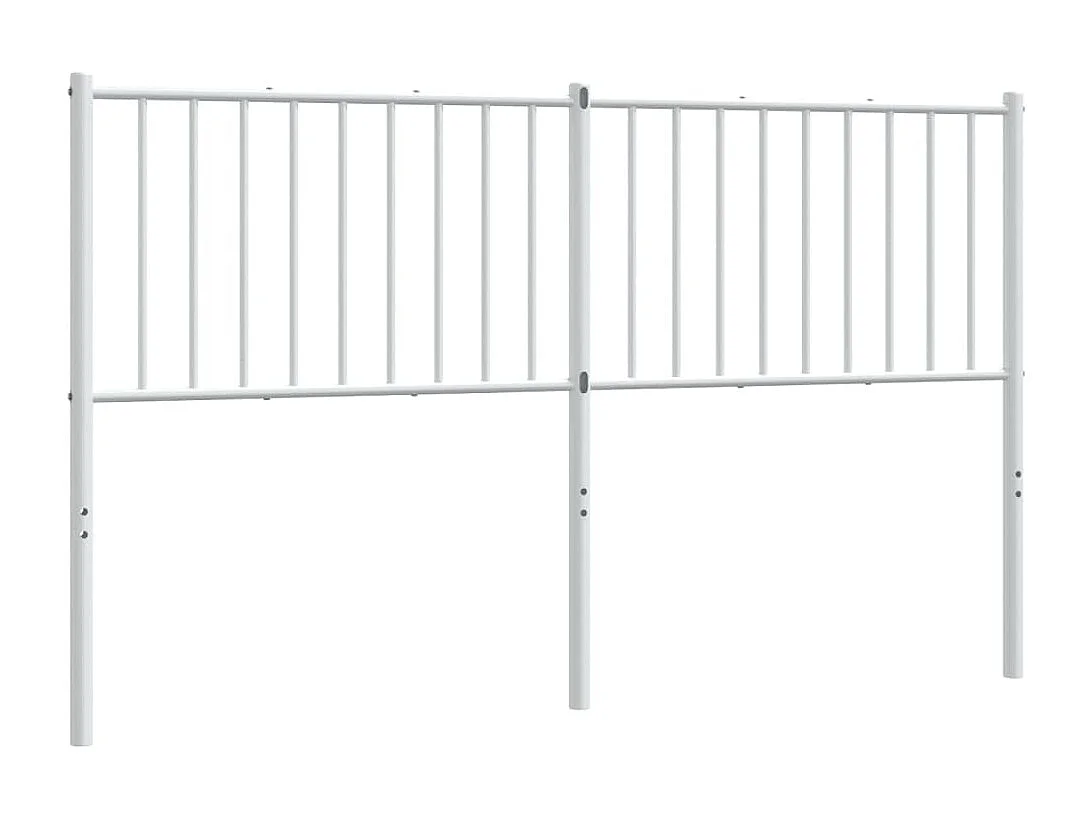 Tête de lit métal blanc 160cm
