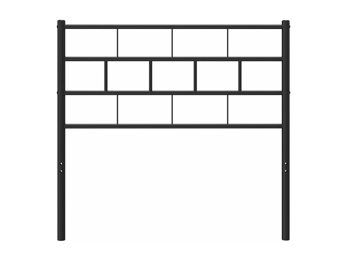 Tête de lit métal noir 75cm