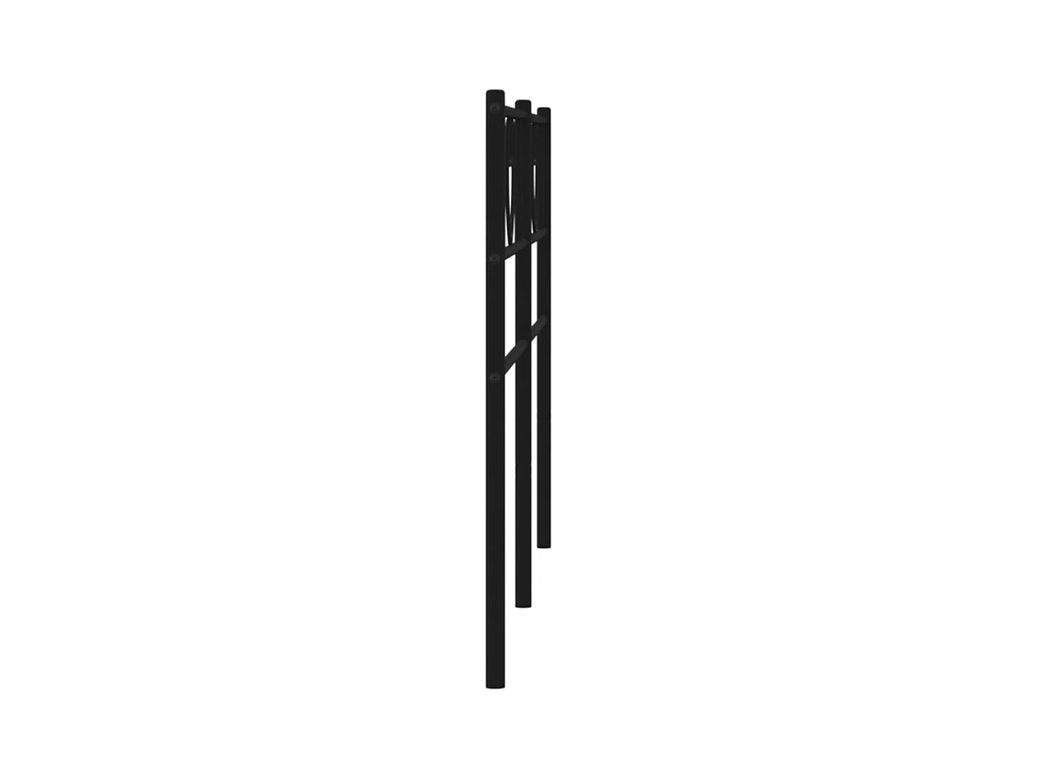 Tête de lit métal noir 193cm