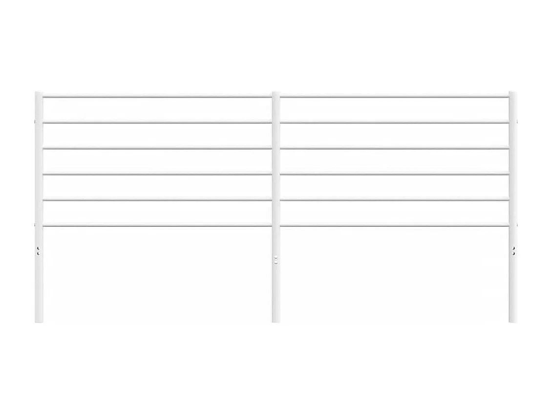 Tête de lit métal blanc 180cm