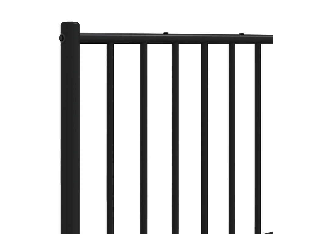 Tête de lit métal noir 193cm