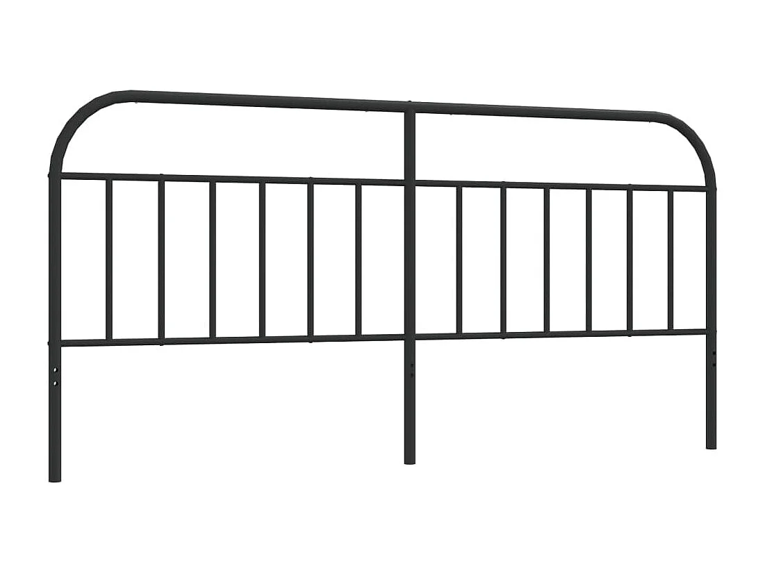 Tête de lit métal noir 193cm