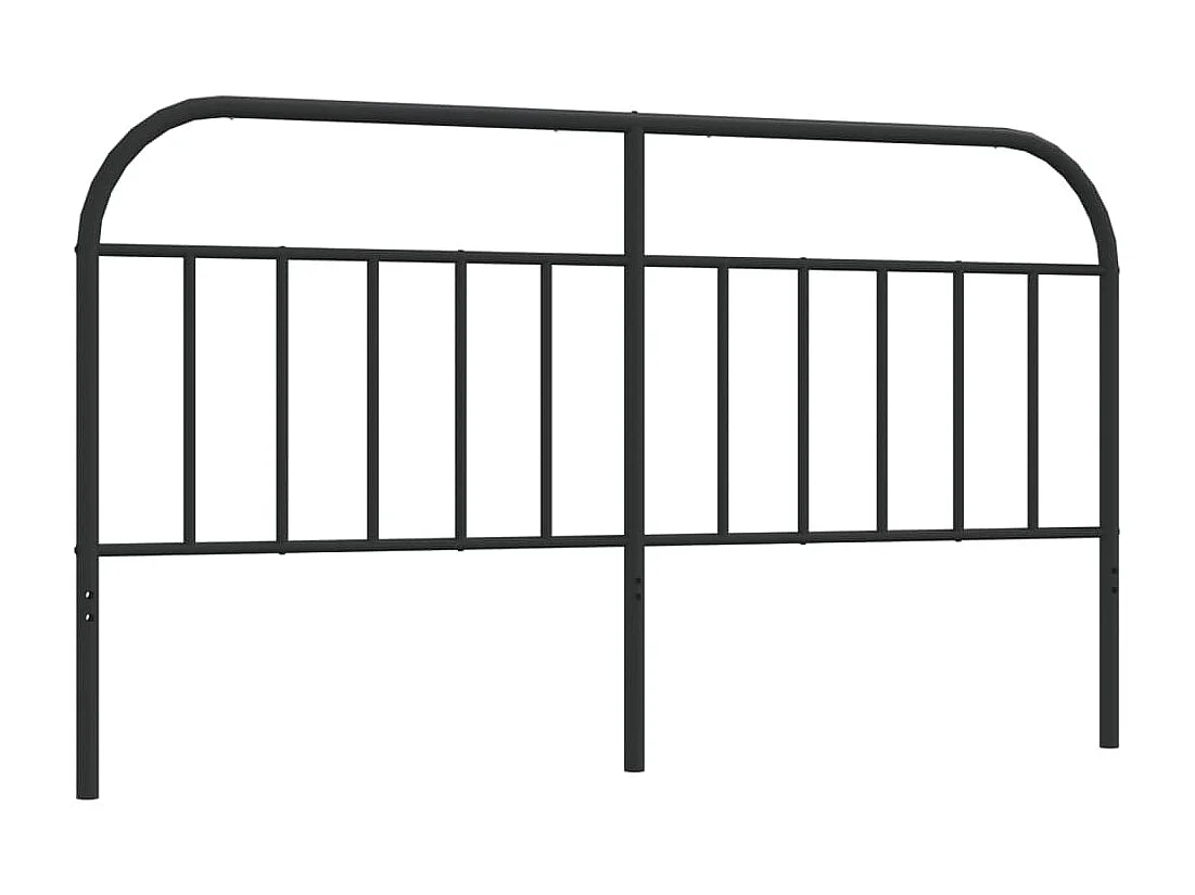 Tête de lit métal noir 180cm