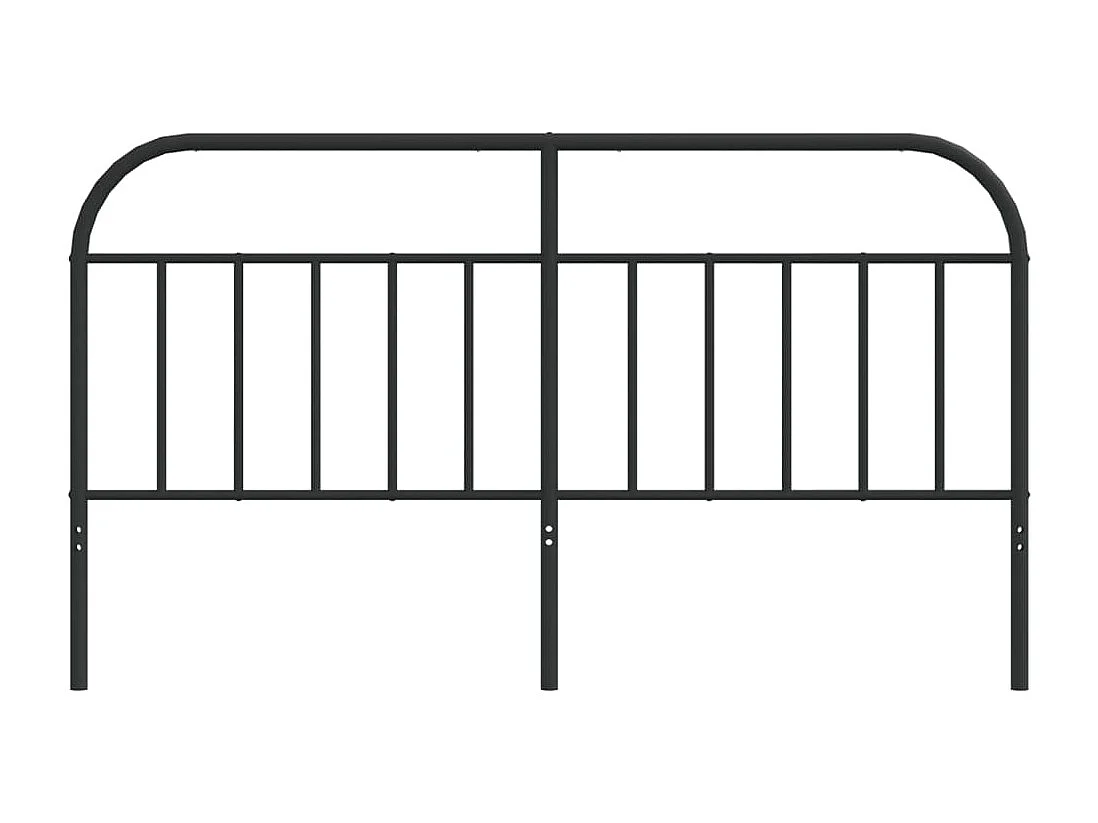 Tête de lit métal noir 180cm