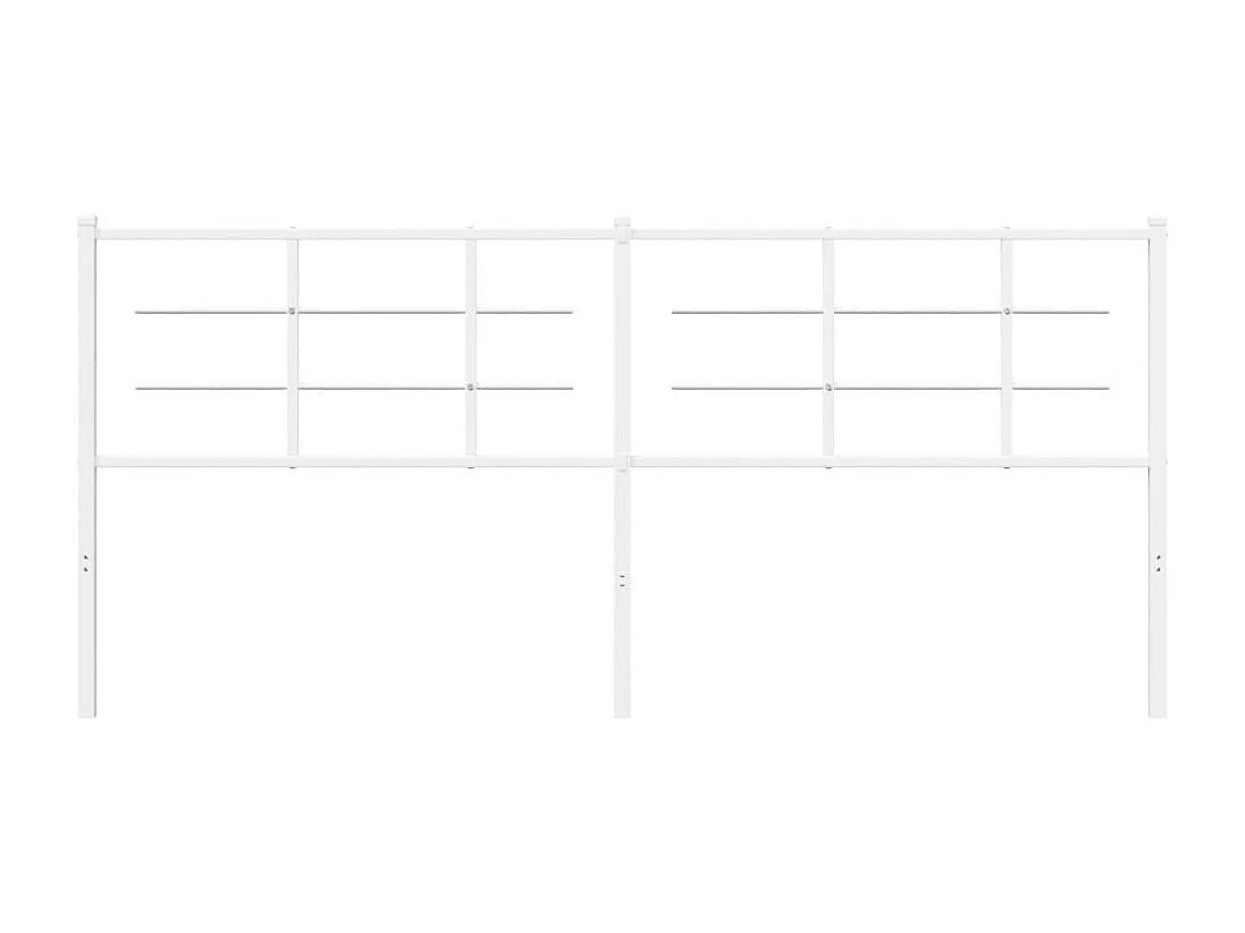 Tête de lit métal blanc 193cm