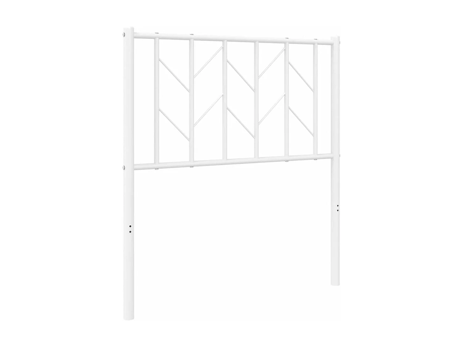 Tête de lit métal blanc 75cm