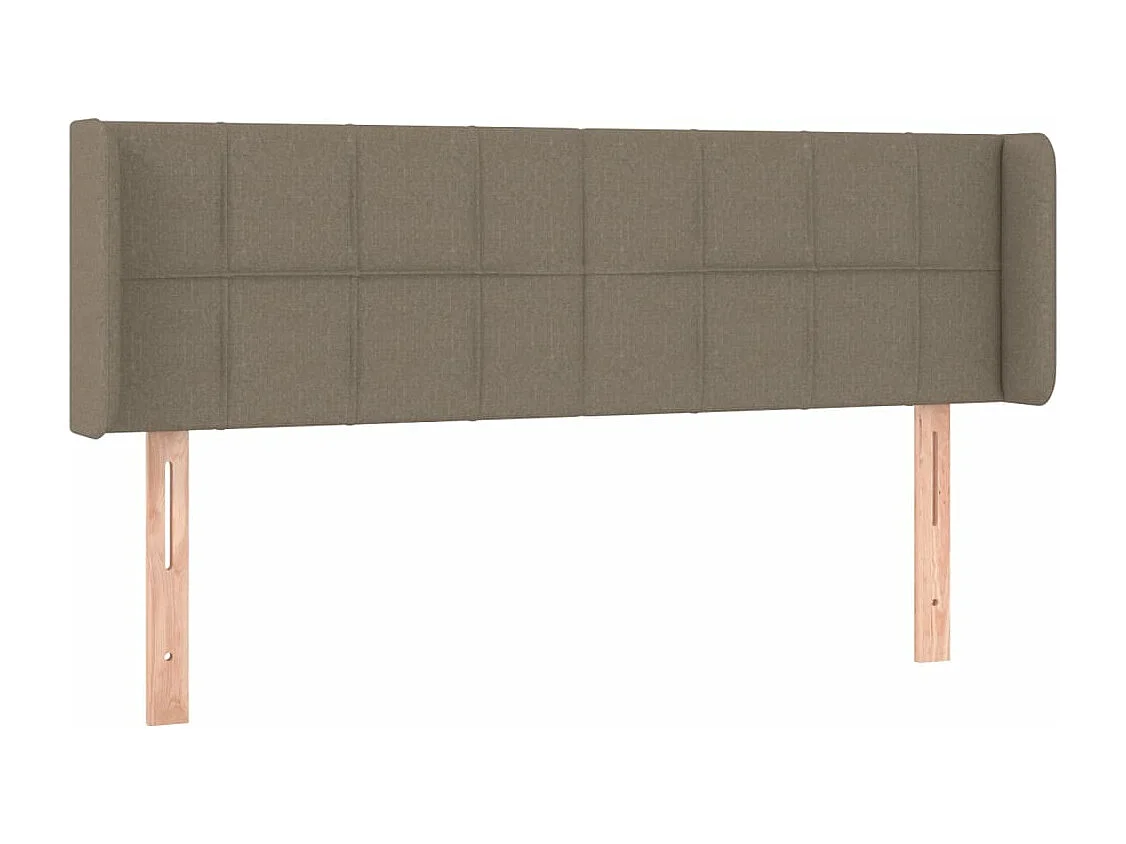 Tête de lit à LED Taupe 147x16x78-88 Tissu