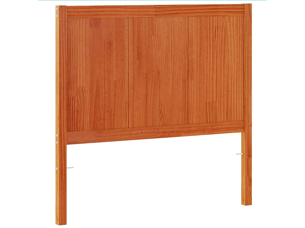 Tête de lit marron 100cm bois massif de pin