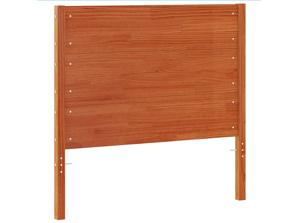Tête de lit marron 100cm bois massif de pin