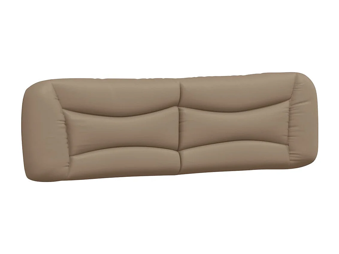 Coussin de tête de lit cappuccino 180cm similicuir