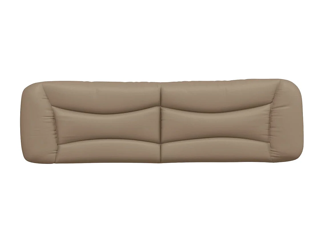 Coussin de tête de lit cappuccino 180cm similicuir